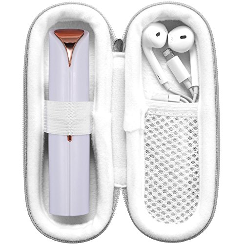 Bememo Hard Case EVA Travel Case Bag Storage Organizer for Flawless Women's Painless Hair Remover, Charging Cables, Wired Earphones USB Cables and Memory Cards
