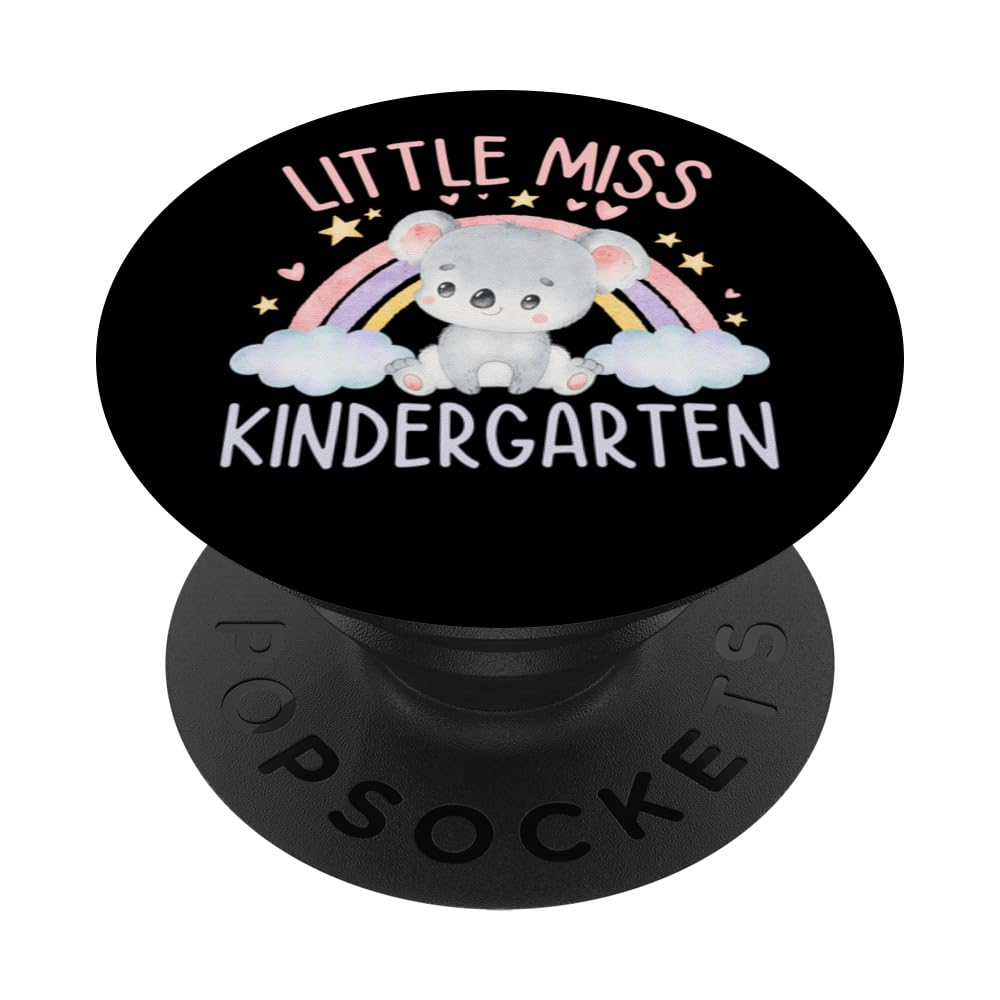 Little Miss Kindergarten Class Koala Bear Girl Animal Lover PopSockets Adhesive PopGrip