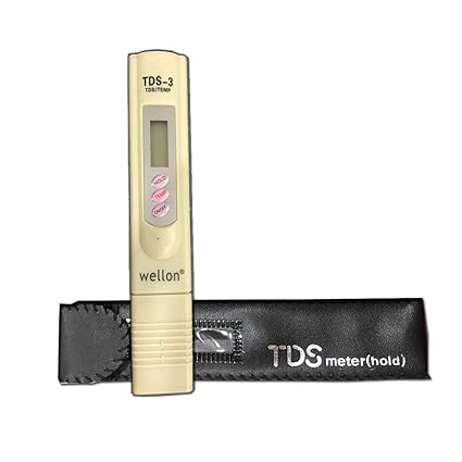 Wellon Digital Lcd Tds Meter Waterfilter Tester For Measuring Tds3/Temp/Ppm With Carry Case