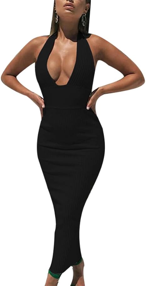 vestido longo colado