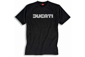 Ducati Ducatiana 80's Eighties Short Sleeve T-Shirt Black X-Large