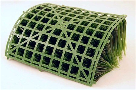 Artificial Wheat Grass- Fake Soft PVC Plastic Decorative Wheatgrass: Ornamantal Flower Arranging & Home Decor - 12"x12"x4"
