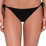 Women's Hot Brazilian Ruched Tie Sides Half Pucker Cheeky Bikini Bottom