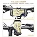 Fnova Bike Phone Mount, Silicone Adjustable Bicycle Phone Holder, Universal Cradle for Any Smartphone with 4.5-5.5 Inch Screens and All Bicycle Handlebars, Attach and Detach in Seconds