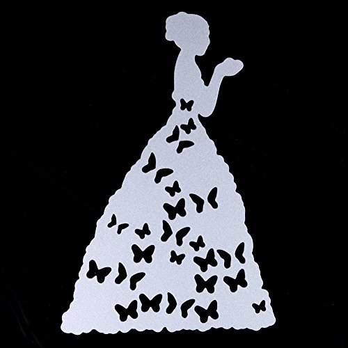 Whitelotous Different Patterns Metalic Cutting Dies Stencils DIY Scrapbooking Album Paper Card (Type A)