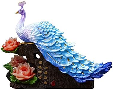 ANHHWW Adornos De Pavo Real Mudarse A Un Nuevo Hogar Regalo De Boda