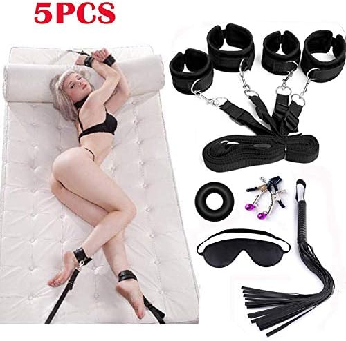 ALUTT Exercise Bands Sport Kits Adjustable Set of 5PCS Black