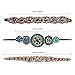 Women Headbands, Teenitor Rhinestone Beaded Elastic Headband for Women Girl Hair Accessories, Handmade vintage headbands Fits for Most, 3pcs