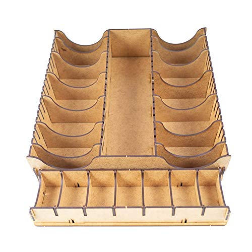 docsmagic.de Sleeved Card Game Organizer Insert for Standard Box 29 x 29 cm -