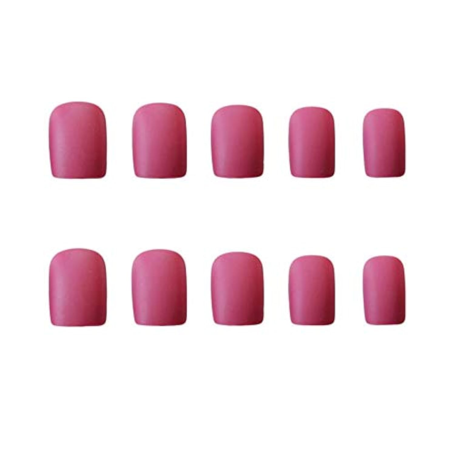 24pcs/set Press On Nails for Women and Girls Matte False Nails with Short Design Artificial Finger Nails French Fake Nails Full Cover Nail Art Tips