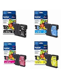 Brother LC16 cartucho de tinta (Negro, Cian, Magenta, amarillo, 4-Pack)