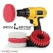 Revolving Electric Cleaning Brushes Carpet Spot Cleaning and Upholstery Cleaning Kit by Drillbrush