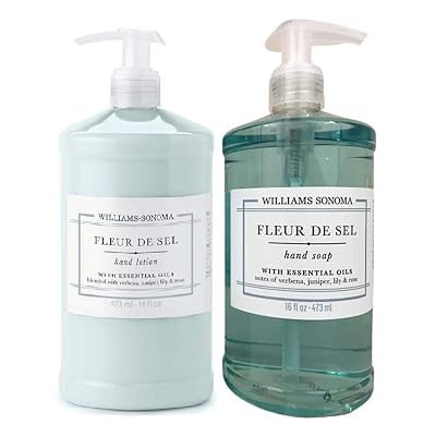Williams Sonoma Fleur De Sel Hand Soap &amp;amp;amp; Hand Lotion Duo