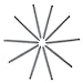 AZDENT Dental Ligature Ties Orthodontic Elastic Rubber Bands Latex Free Gray 1000PCS/BAG
