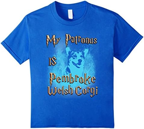 Kids My Patronus is Pembroke Welsh Corgi Puppies Christmas Sweate 6 Royal Blue