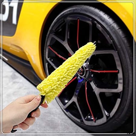 Amazon 車ホイール洗浄ブラシハンドルクリーニングリムタイヤ洗濯ホンダ Everus 明快シビックアコード都市 Fcx ブリオ 3r C 洗車 工具 メンテナンス用品 車 バイク