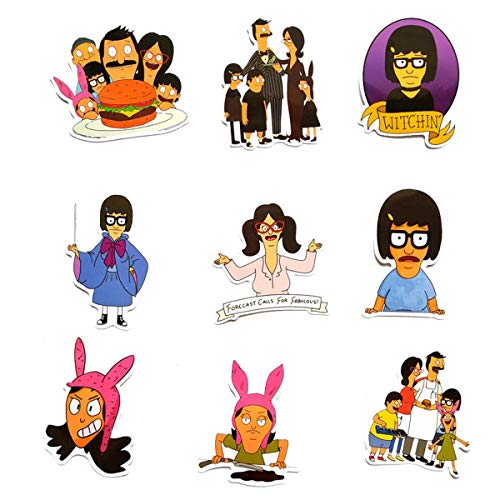 1 Burgers+Stickers+No+Duplicate+Waterproof+Skateboard