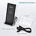 Wireless Charger, Seneo Upgraded 7.5W Stylish Qi Fast Wireless Charger Stand Compatible iPhone Xs, iPhone Xs Max, iPhone XR, iPhone X/8/8 Plus, 10W Galaxy Note 9/8/5/S9+/S9(No AC Adapter)