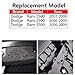 Kalanution 15 pcs Tail Light Assembly Grommets Fastener Retainer Clips for 2007 08 09 10 11 12 13 Dodge Ram Truck Pick-Ups 1500 2500 3500, Replacement # 68084593AA