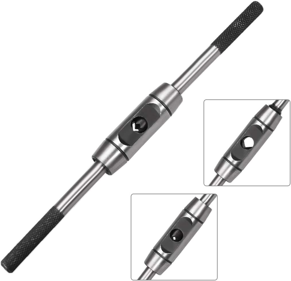 sourcing map Adjustable Tap Wrench Handle, for Metric M6-M14 Taps - Image 4