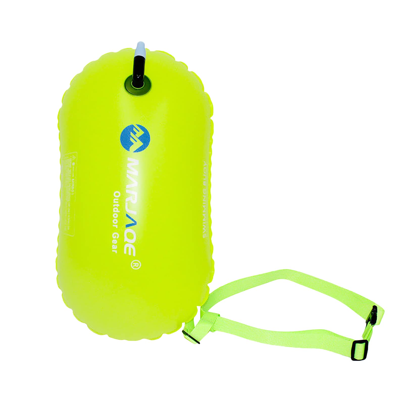 XINCHIA Open Water Swim Buoy High Visibility Outdoor Inflatable Tow Float Air Bag Thicken Safety Swim Pull Floats Bubble with Adjustable Waist Belt Swim Training Aid for Snorkeling Triathletes Racing