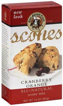 King Arthur Flour Cranberry Orange Scone Mix, 14 oz (Pack of 6)