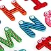 Kids toys colorful wooden refrigerator magnet alphabet A-Z Letters 26pcs