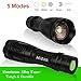 MIZOO Flashlight LED Torch Classic Ultra Bright Zoomable, Waterproof and Rechargeable Flashlight Set