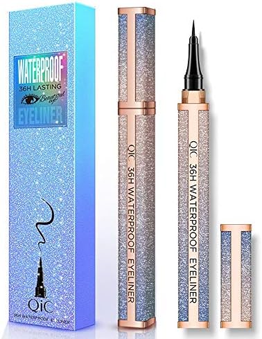 Eyeliner Pen, Waterproof Liquid Eyeliner, Quick Drying 36H Long Lasting Color Lock Liquid Eye liner Pen,Stay All Day Waterproof Smudgeproof Liquid Eye Liner Black (Blue)