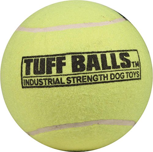 PetSport Mega Tuff Dog Toy Ball, Yellow, 6