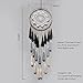 Artilady Macrame Dream Catchers for Bedroom - Tassel Wall Hanging Handmade Dreamcatchers Home Decor with Tassel Feather Ornament Craft Blessing Gift (Grey Mix)
