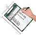 GoSports Coaches Boards - 2 Sided Premium Dry Erase Clipboards - Choose from Baseball, Basketball, Football, Soccer, Hockey, Lacrosse, or Volleyball