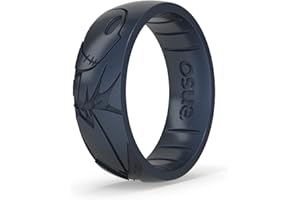 Enso Rings The Nightmare Before Christmas Collection - Comfortable Silicone Rings - Jack Forever & Always - 9