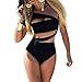 GWELL Women's One-Piece Bandage Cut Out Monokini Swimsuit Swimwear