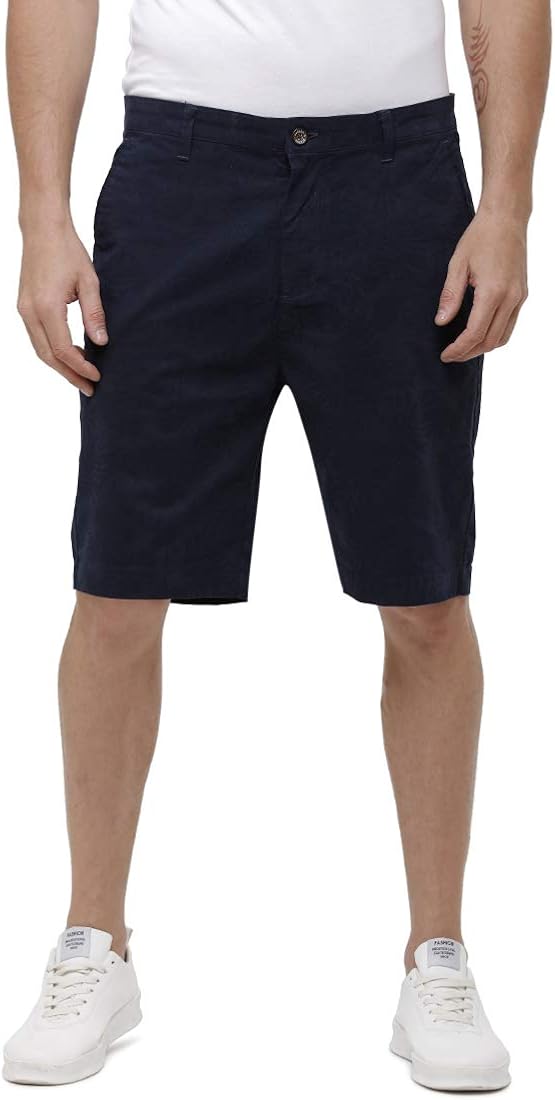 Buy Hudson & Barrow Men's Leaf Printed Cotton Shorts at Amazon.in