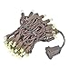 Novelty Lights 11ft 50 LED Warm White Christmas String Lights, 2.5
