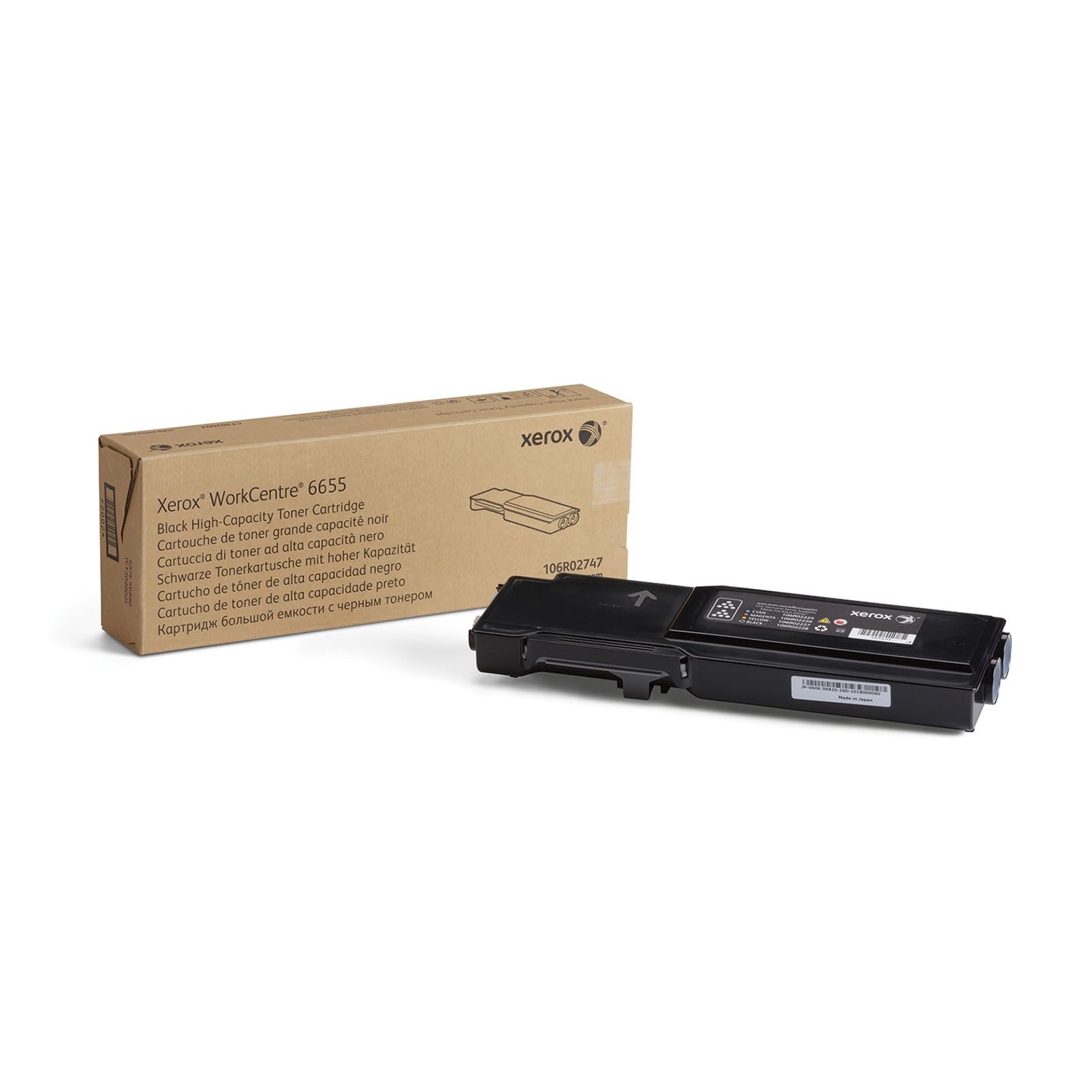 Xerox Genuine Workcentre 6655 Black High Capacity Toner Cartridge (12,000 Pages) - 106R02747