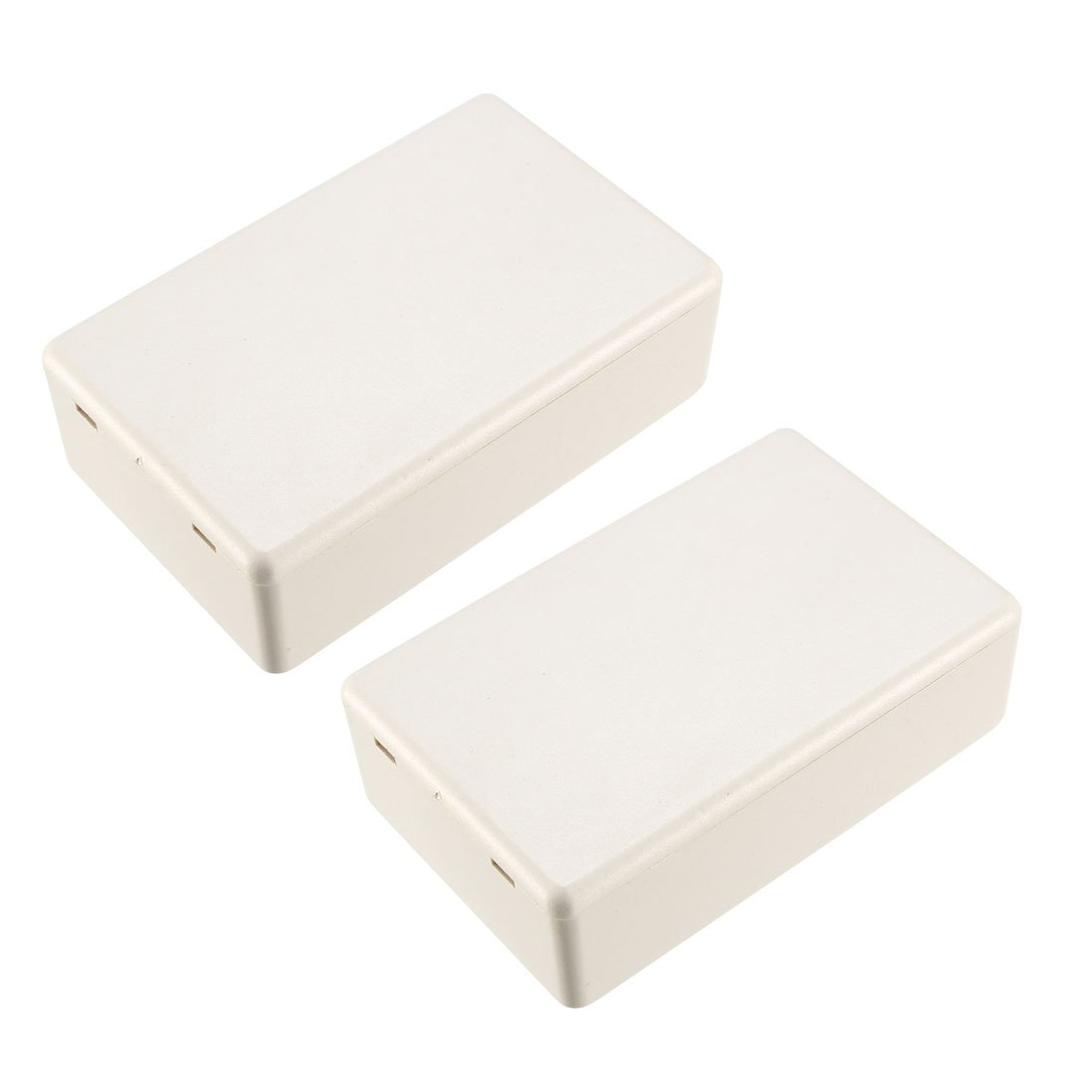 Sourcingmap 2pcs 80 x 50 x 26mm Electronic Plastic DIY Junction Box Enclosure Case Beige