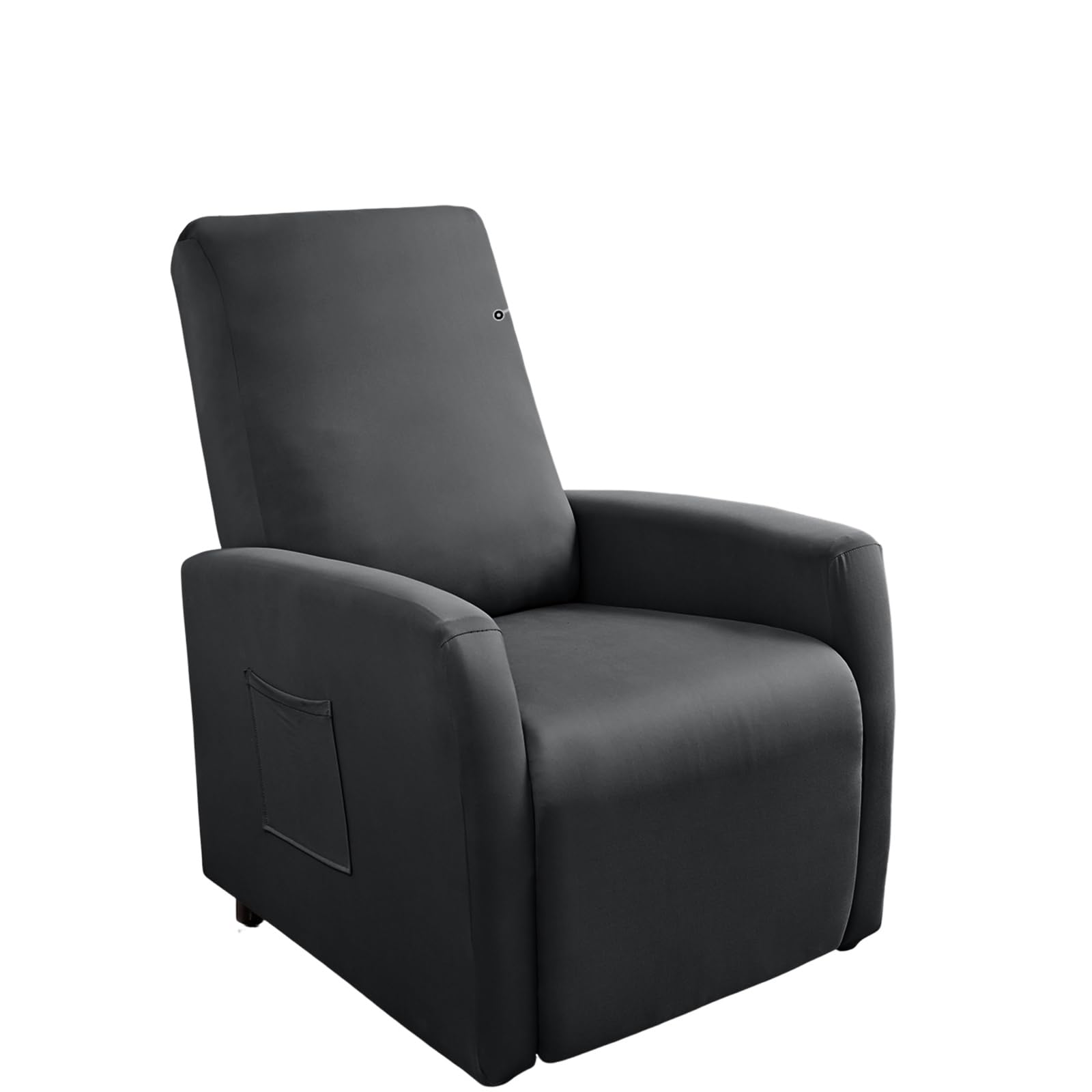 Photo 1 of GOSTADY Recliner Chair Covers 4 Pcs Waterproof Small Recliner Sofa Slipcover Stretch Recliner Slipcover for Lazyboy Recliner Chair with Storage Pocket Furniture Protector for Living Room, Dark Grey