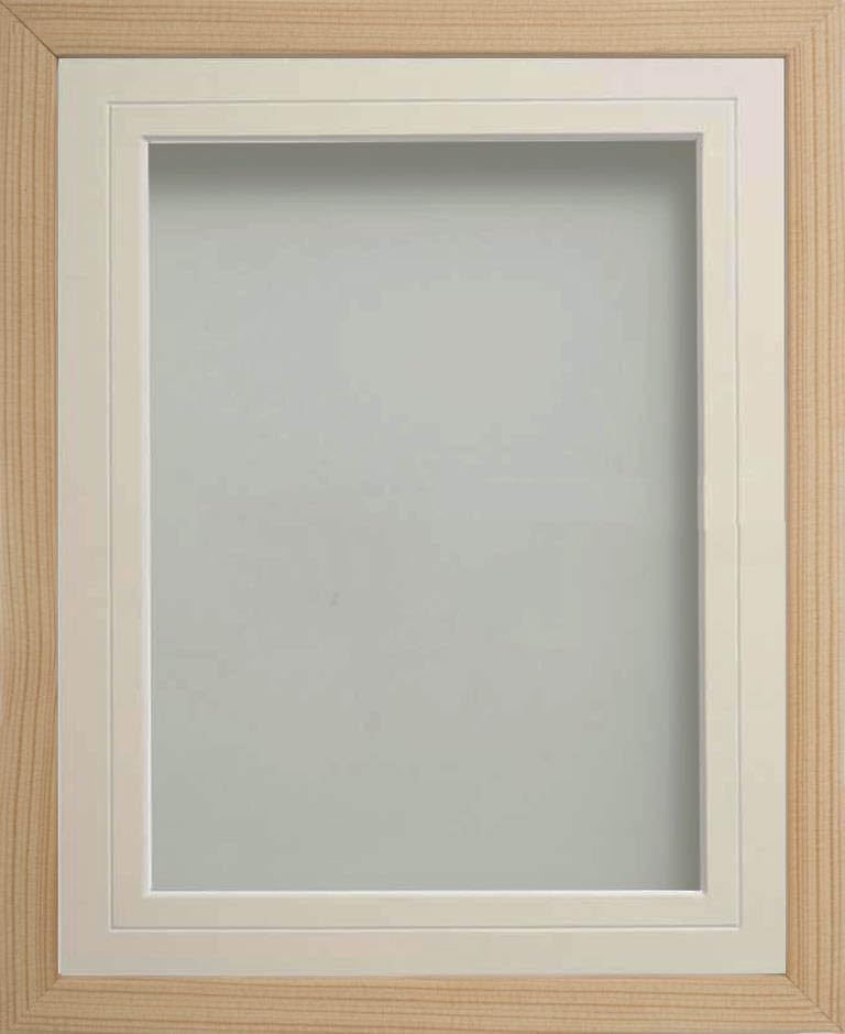 Frame Company Webber Beech with Ivory V-Groove Mount, 10x8 for 8x6 inch