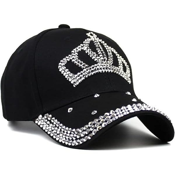 Sparkly Rhinestone Baseball Hat – Light Pink Glitter Cap For Women, Adjustable Fit - View #5