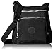 Oakarbo Nylon Crossbody Purse Multi-Pocket Travel Shoulder Bag (1301 Black)