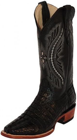 croc skin boots