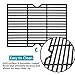 Hongso 18 Inch Cast Iron Grill Grate Replacement Parts for Charbroil 463211512 463211511 463257010 463268008 463244011, Thermos 461262407, Uniflame GBC750W Models, g515 00b5 w1