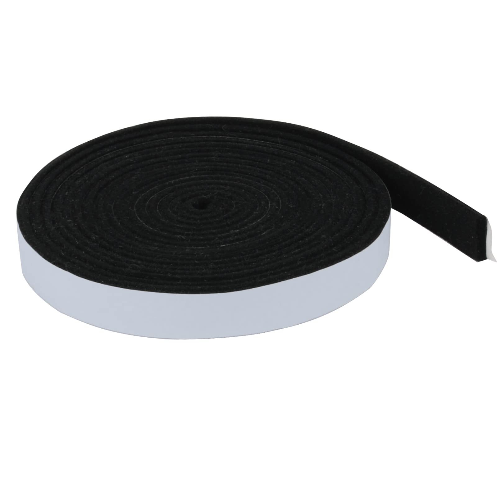 Carkio Smoker Gasket Seals, High Temp Grill Gasket Self Stick Felt, High Heat Smoker BBQ Gasket Fireproof Tape for Smokers BBQ Lid, 1/2" x 1/8" 20 Feet