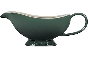 Le Creuset Heritage Stoneware Gravy Boat, Artichaut