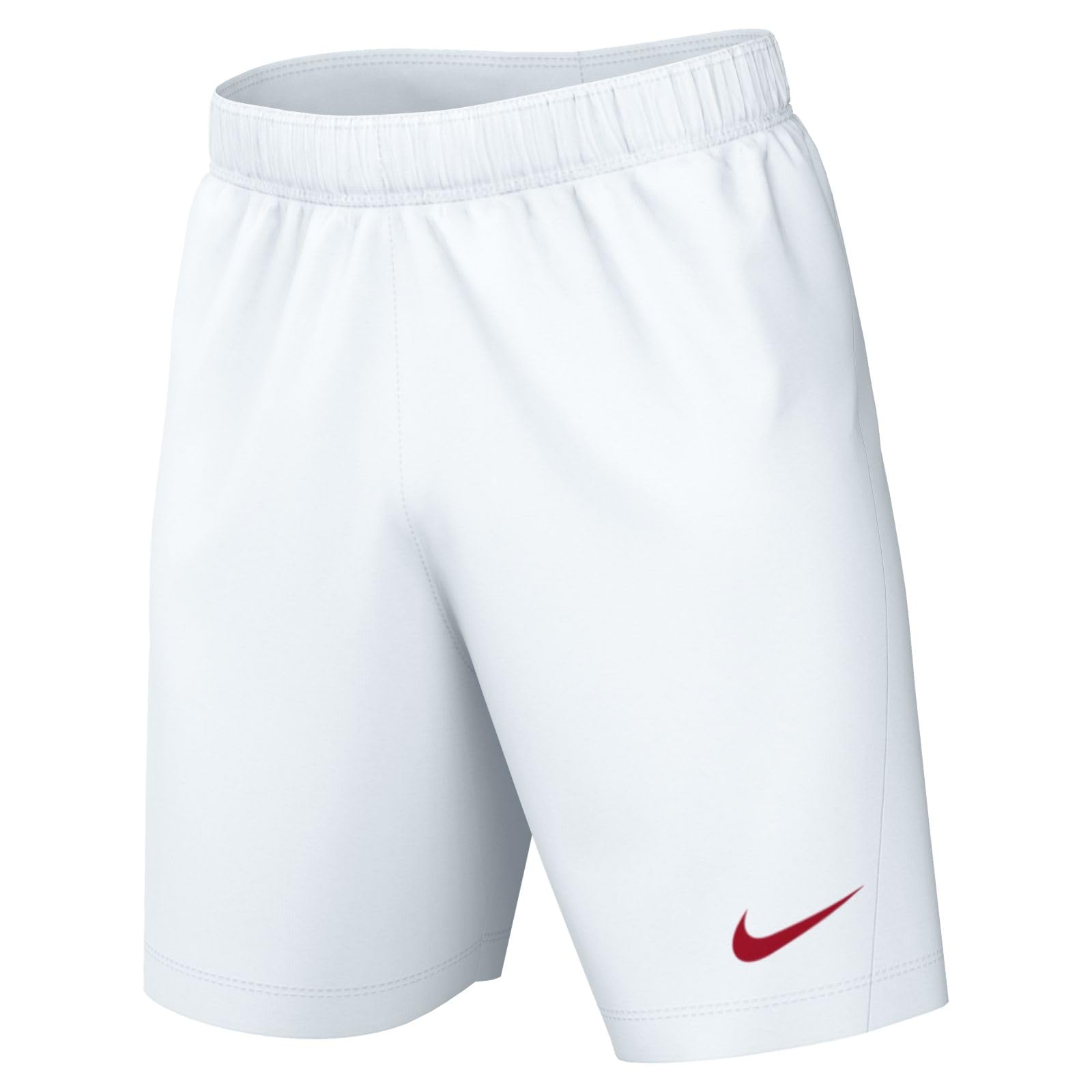 NIKE BV6855-103 Dri-FIT Park 3 Shorts Men's White/University RED Size S
