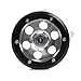 INJORA RC Rims 4pcs 2.2inch Beadlock Wheels Hub for 1/10 RC Car Axial SCX10 RR10 AX10 Wraith 90056 90045 YETI 90026 90025 (Black)