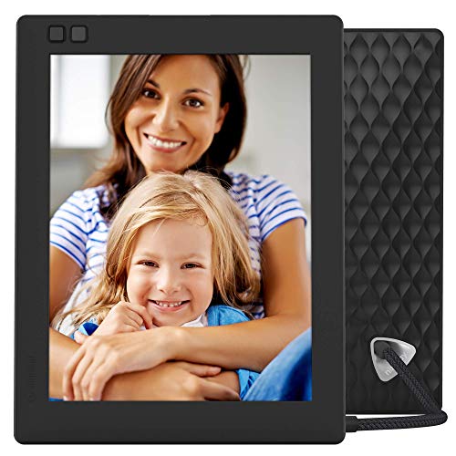 Nixplay Seed 8 Inch Digital WiFi Photo Frame W08D Black - Digital Picture Frame with IPS Display, Motion Sensor and 10GB Online Storage, Display and Share Photos with Friends via Nixplay Mobile App