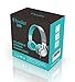 Elecder i39 Headphones with Microphone for Kids, Children, Girls, Boys, Teens, Adults, Foldable Adjustable Wired On Ear Headsets for iPad Cellphones Computer MP3/4 (Gray/Mint Green)